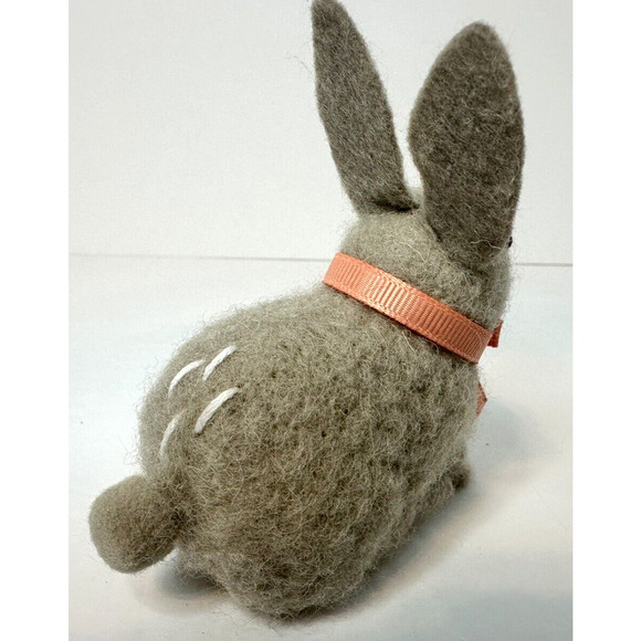 Spritz Mini Felt‎ Bunny Rabbit & Egg Spring Easter Decor Polka Dot 2 Pack NEW - Picture 8 of 9